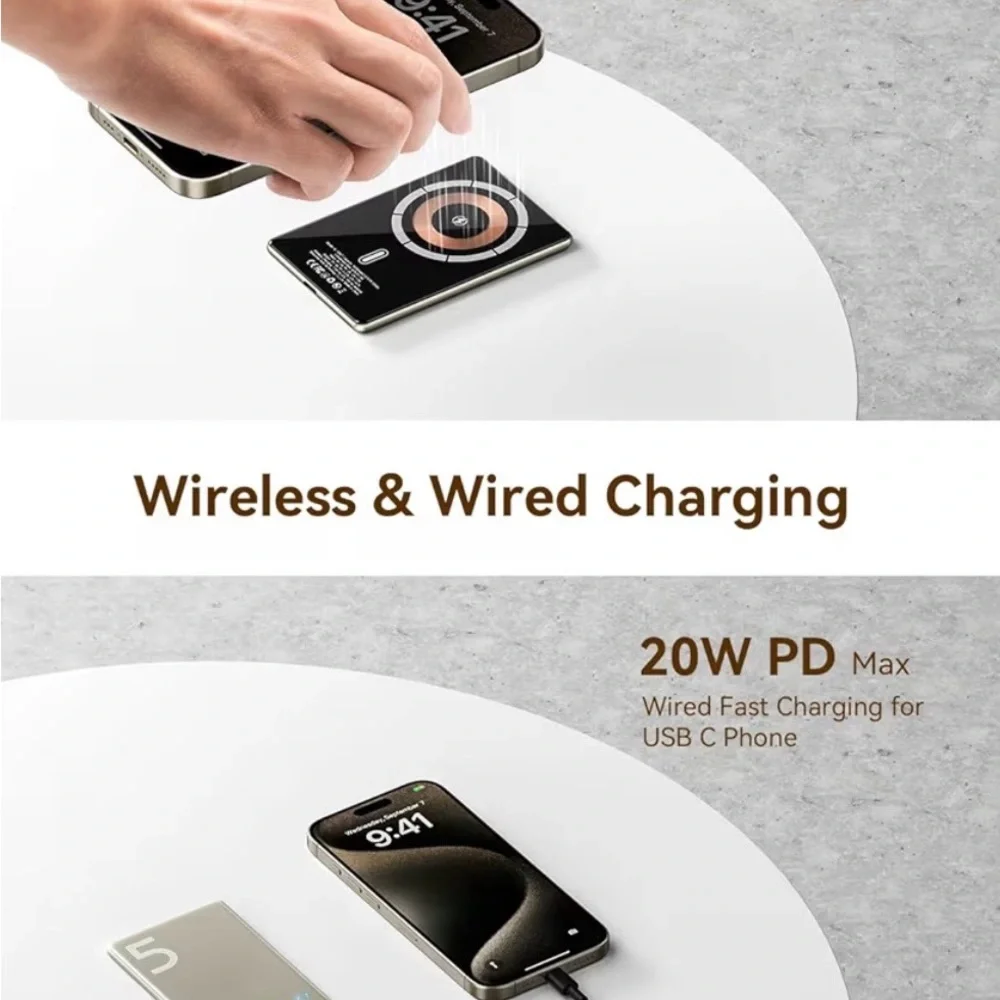 Black and Copper Wireless Charger